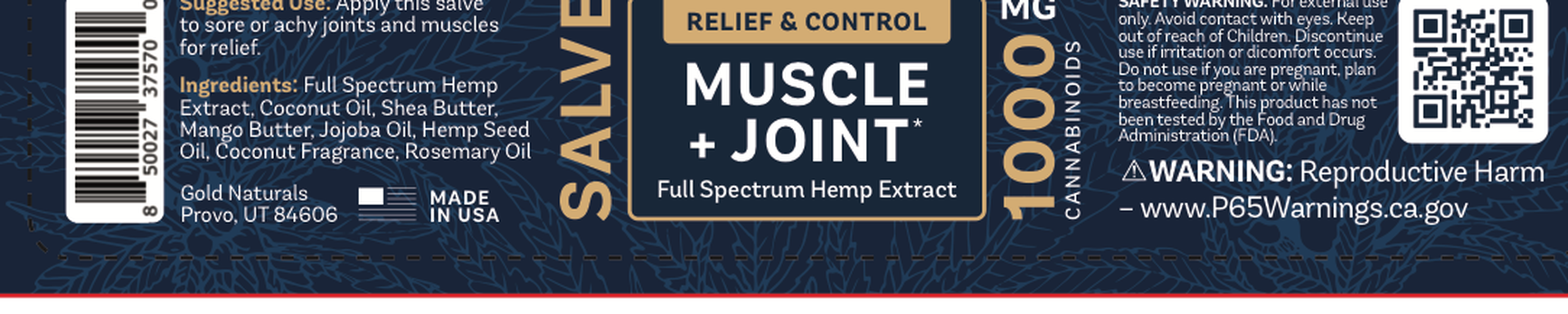 Gold Naturals Muscle + Joint Salve - Image 5