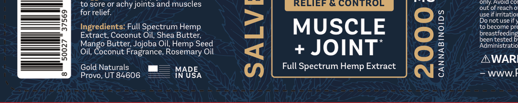 Gold Naturals Muscle + Joint Salve - Image 6