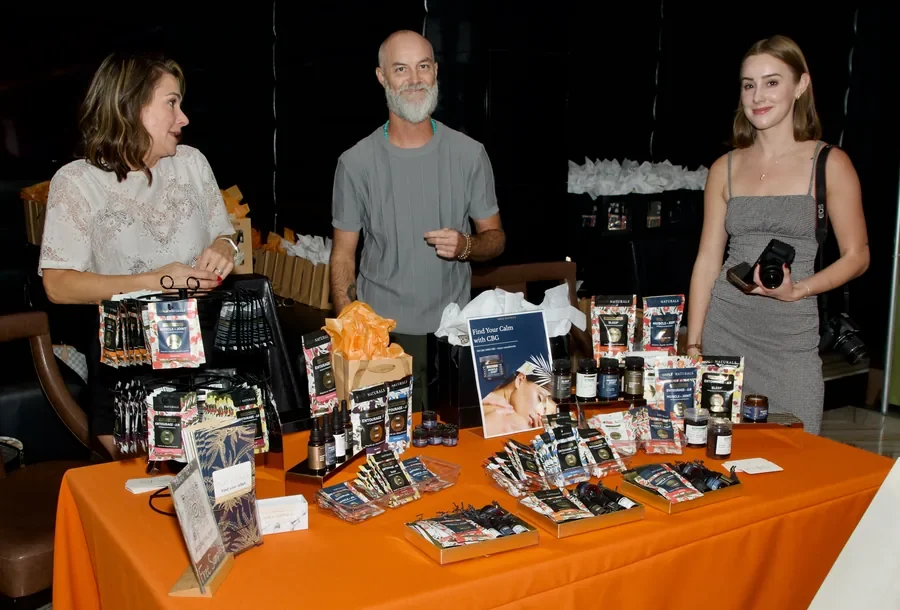 Gold Naturals table, 2025 Emmys gifting suite
