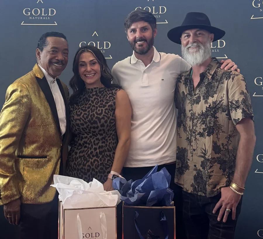 Guests at the Gold Naturals booth, 2026 Oscars gifting suite