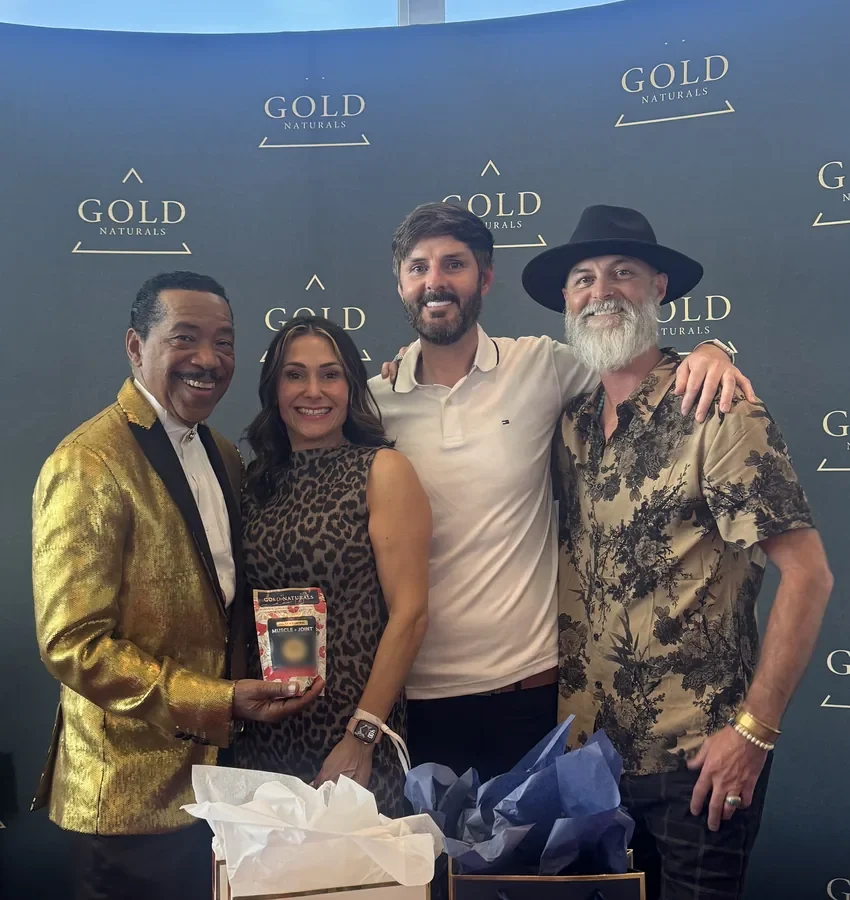 Guests at the Gold Naturals booth, 2026 Oscars gifting suite