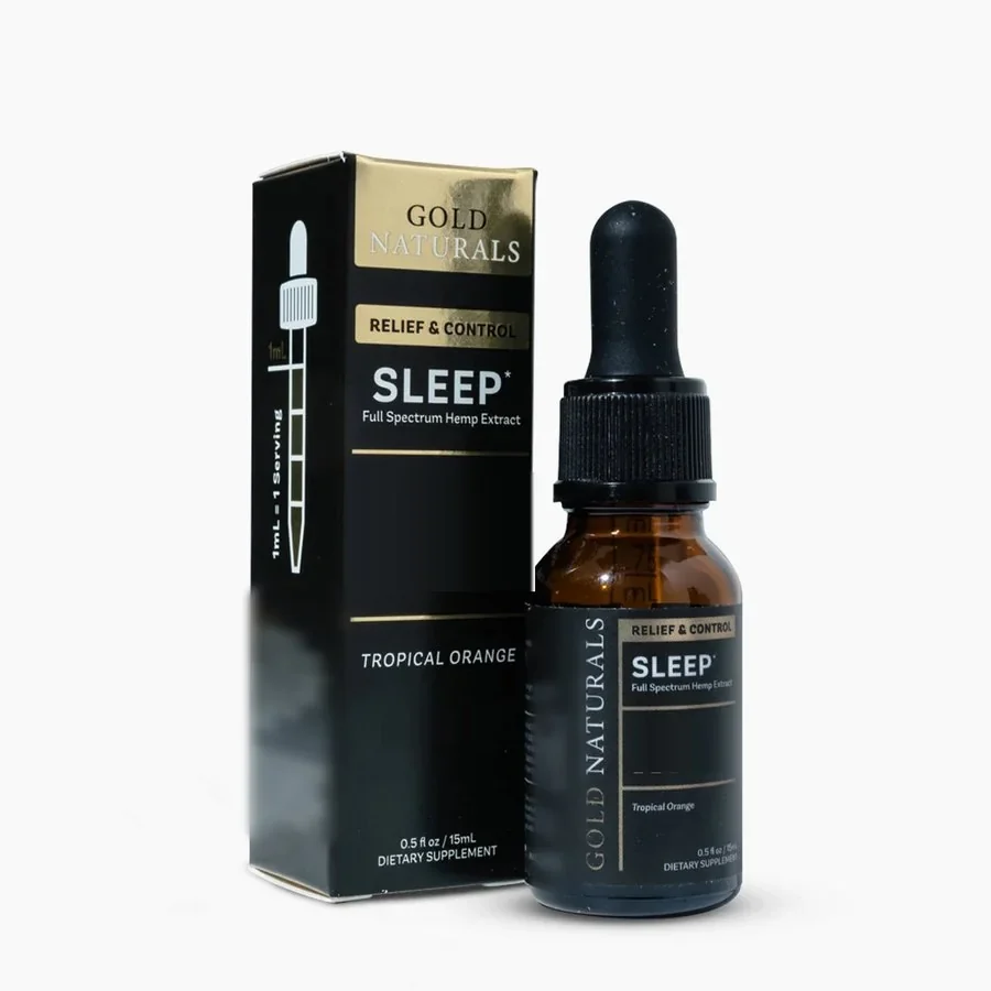 Gold Naturals Sleep tincture and box